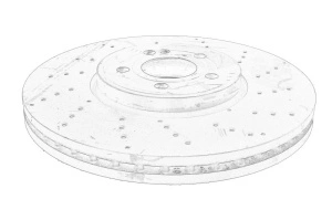 Disc frana Stanga/Dreapta Fata MERCEDES A, CLA, CLA SHOOTING BRAKE dupa 2019 - (W177; C118; X118; H247; X247) - Original OE