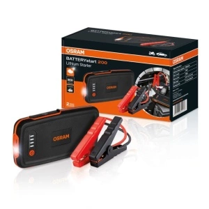Dispozitiv de pornire BOOSTER model: OBSL200, tip: LiCoO2, tensiune: 12V, cCA: 150A, curent de pornire maxim: 300A, ultraCapacitor, cu iluminarea zonei din spatele mașinii OSRAM