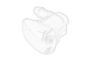 Diuza spalator parbriz Stanga/Dreapta Fata LEXUS RX; TOYOTA COROLLA, LAND CRUISER PRADO 1999-2010 - Original OE
