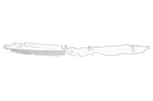 Element control debit aer VW PASSAT B6 2005-2010 - (partea de sus, plastic) - Original OE