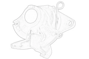 Inchizatoare capota FORD TRANSIT CUSTOM V362, TRANSIT V363 dupa 2012 - Original OE