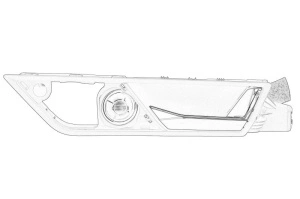 Maner usa Dreapta Fata SKODA FABIA III 2014-2022 - (interior, cromat) - Original OE
