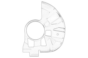 Protectie disc frana Dreapta Fata MAZDA 6 2007-2013 - Original OE