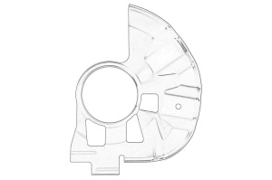 Protectie disc frana Dreapta Fata MAZDA 6 2007-2013 - Original OE