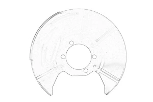 Protectie disc frana Dreapta Spate MAZDA 3, 6, CX-5 dupa 2012 - Original OE