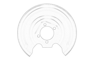 Protectie disc frana Stanga Spate TOYOTA AURIS, COROLLA, PRIUS 2006-2018 - Original OE