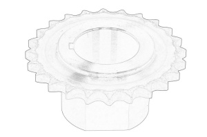 Roata dintata arbore cotit HYUNDAI ACCENT III, I10 I, I20 I 2005-2019 - Original OE - Img 2