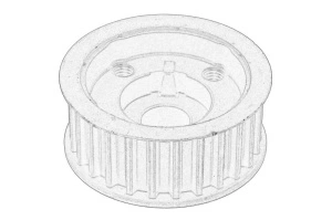 Roata dintata arbore cotit OPEL ASTRA H, ASTRA H GTC, ASTRA H/KOMBI dupa 2004 - Original OE