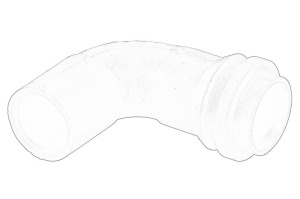 Separator ulei ventilatie bloc motor MERCEDES E T-MODEL, E, G 1990-1999 - (furtun de aerisire a capacului motorului; S210; W124; W210; W463) - Original OE