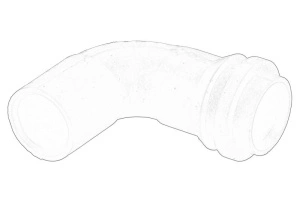 Separator ulei ventilatie bloc motor MERCEDES E T-MODEL, E, G 1990-1999 - (furtun de aerisire a capacului motorului; S210; W124; W210; W463) - Original OE