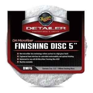 Set 2 bucati burete polish cu microfibra Meguiar's pentru masina de polish, finisare , 5", Microfiber Finishing Disc