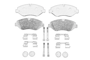 Set placute frana Fata IVECO DAILY III, DAILY IV, DAILY V dupa 2002 - Original OE
