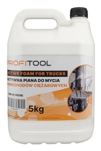 Spuma activa PROFITOOL, 5kg, pentru curatarea suprafetelor puternic macinate, caroserie, geamuri de sticlă de camion, prelatele, sasiu, semi-remorci, fluid