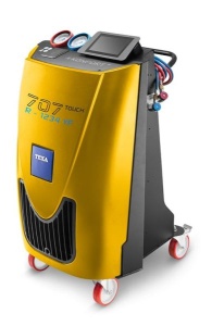 Statie incarcat AC KONFORT 707 TOUCH (R1234yf), mod operare automatic/manual, destinat pentru: vehicule agricultura; vehicule electrice; vehicule hibride; autoturisme; camioane TEXA