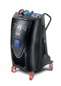 Statie umplere sistem A/C KONFORT 744, functionare cu: CO2, autoturisme (hibride: DA) TEXA