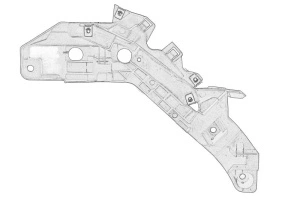 Suport bara Dreapta Fata CITROEN JUMPER; FIAT DUCATO; PEUGEOT BOXER dupa 2006 - Original OE