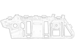 Suport bara Dreapta Fata VW TIGUAN 2007-2018 - (latura, plastic) - Original OE