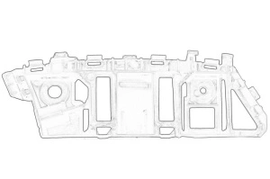 Suport bara Dreapta Fata VW TIGUAN 2007-2018 - (latura, plastic) - Original OE
