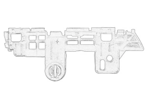Suport bara protectie Stanga Fata OPEL ADAM 2012-2019 - Original OE