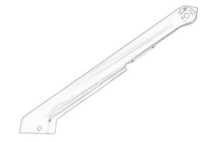 Suport far aripa Dreapta VW GOLF 2012-2017 - (partea superioara, metal) - Original OE