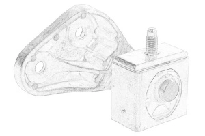 Suport sistem esapament BMW X3, X4, X5 dupa 2017 - (G01, F97, G08; G02, F98; G05, F95; G06, F96; G07) - Original OE