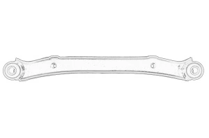 Brat suspensie roata Spate HYUNDAI ELANTRA IV, I30 2005-2013 - (superior, spate) - Original OE