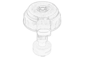 Buson rezervor lichid frana VW GOLF V, GOLF VI 2003-2013 - Original OE