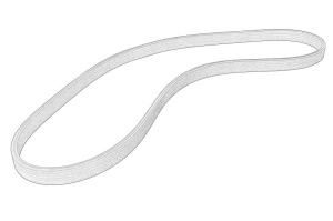 Curea transmisie caneluri VW BORA I, JETTA IV 1998-2017 - Original OE