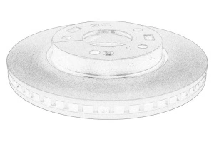 Disc frana Stanga/Dreapta Fata HYUNDAI ELANTRA VII dupa 2020 - Original OE