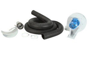 Exhaustor de gaze cu un tub pt autoturisme; , diametru furtun 4", lungime furtun 5m, duza, ventilator 0,37 kW, alimentare 3x400V EVERT