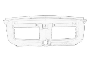 Ghidaj aer panou Fata BMW X1 2009-2015 - (E84) - Original OE