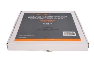 Greutate vulcanizare oţel, negru, 5g, 1200x5g, banda larga; pictura; se ruleaza 6 kg; zincat PROFITOOL