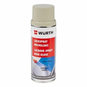 Lac spray gri siliciu lucios 7032 Wurth