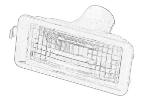 Lumina numar inmatriculare Stanga/Dreapta SEAT IBIZA IV, IBIZA IV SC, IBIZA IV ST 2008-2017 - Original OE