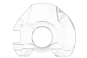 Protectie disc frana diametru 82mm Stanga Fata KIA PICANTO I 2004-2011 - Original OE