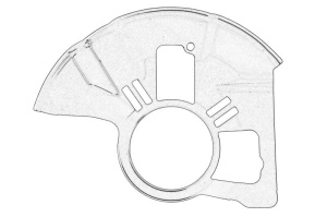 Protectie disc frana Dreapta Fata MAZDA CX-7, CX-9 dupa 2006 - Original OE