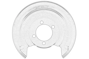 Protectie disc frana Stanga Spate TOYOTA AURIS, COROLLA 2012-2019 - Original OE