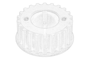 Roata dintata arbore cotit RENAULT GRAND SCENIC II, GRAND SCENIC III, LAGUNA II dupa 2001 - Original OE