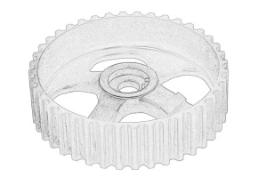 Roata dintata/pinion ax came OPEL MOVANO A, VIVARO A; RENAULT CLIO I, CLIO II/HATCHBACK dupa 1991 - Original OE