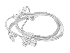 Senzor ABS Stanga/Dreapta Spate CHRYSLER TOWN & COUNTRY, VOYAGER V; VW ROUTAN dupa 2007 - Original OE