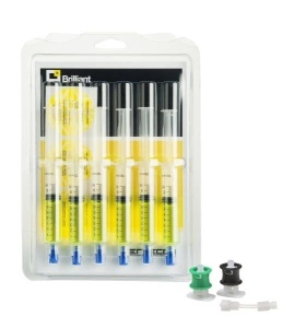 Set 6 x 7,5 ml substanta contrast ERRECOM Brilliant UV verificare etanseitate sistem aer conditionat R12, R134A, R1234yf , hibride si electrice