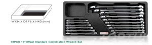 Set chei combinate 116 piese TOPTUL - Img 2