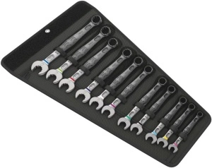 Set chei combinate, număr scule: 11buc., dimensiune metrică: 10;11;12;13;14;15;16;17;18;19;8 mm WERA