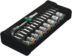Set de scule Philips PH / mâner cu clichet/bit de inserție TORX, număr de scule: 28buc WERA - Img 2