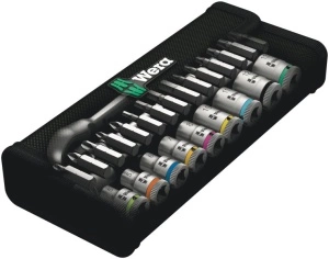 Set de scule Philips PH / mâner cu clichet/bit de inserție TORX, număr de scule: 28buc WERA - Img 2