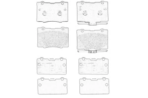 Set placute frana ACURA RL; Fata HONDA LEGEND IV 2005-2012 - Original OE
