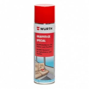 Spray curatare graffiti si tapiterie Wurth, 500 ml