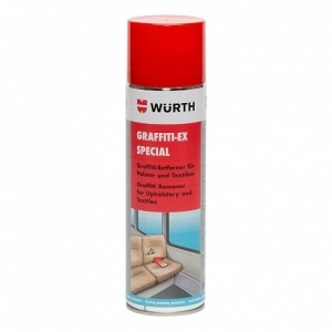 Spray curatare graffiti si tapiterie Wurth, 500 ml