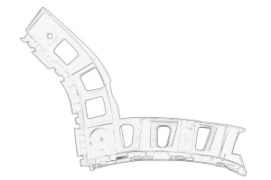 Suport bara Dreapta Spate VW TIGUAN 2007-2018 - (plastic) - Original OE