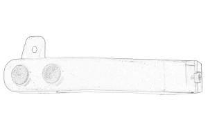 Suport bara Stanga Spate OPEL ASTRA K 2015-2022 - (inferior, plastic) - Original OE